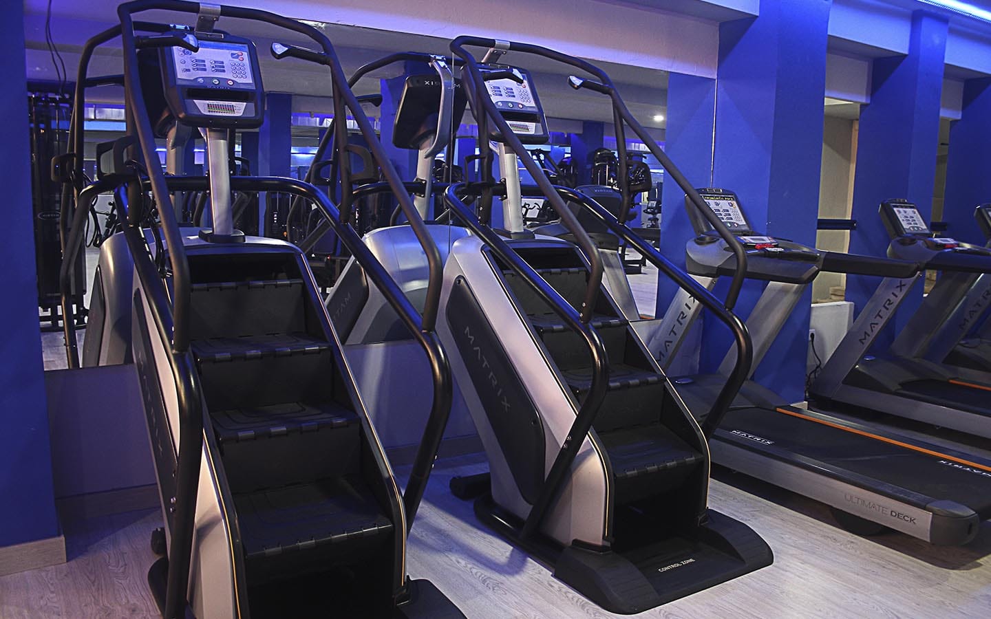 Blue Gym instalaciones Cardio Gimnasio de Alcalá de Henares.