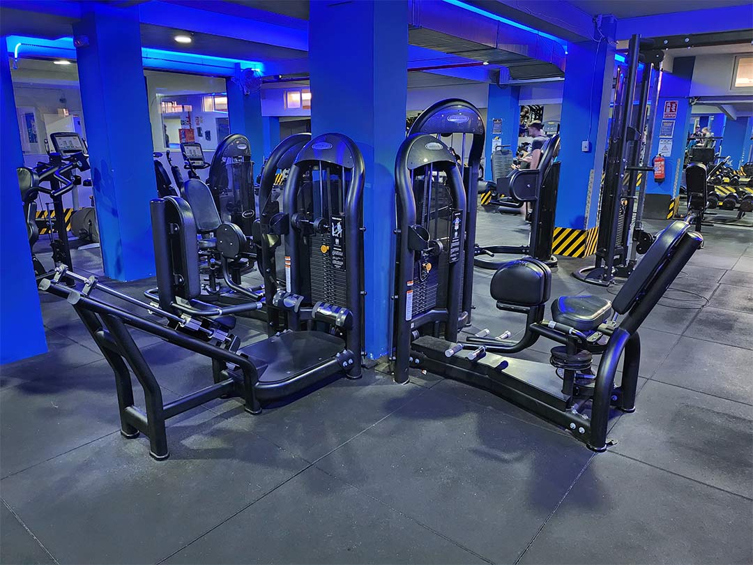 Blue Gym instalaciones Sala Fitness Gimnasio de Alcalá de Henares.