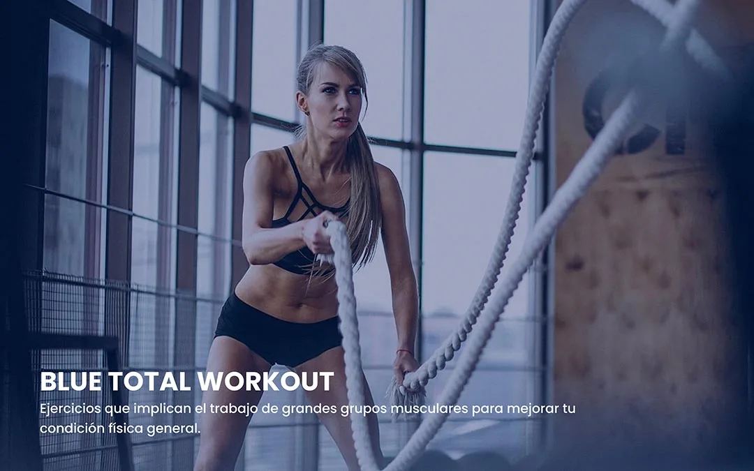 Blue Gym Clases Colectivas Blue Total Workout.