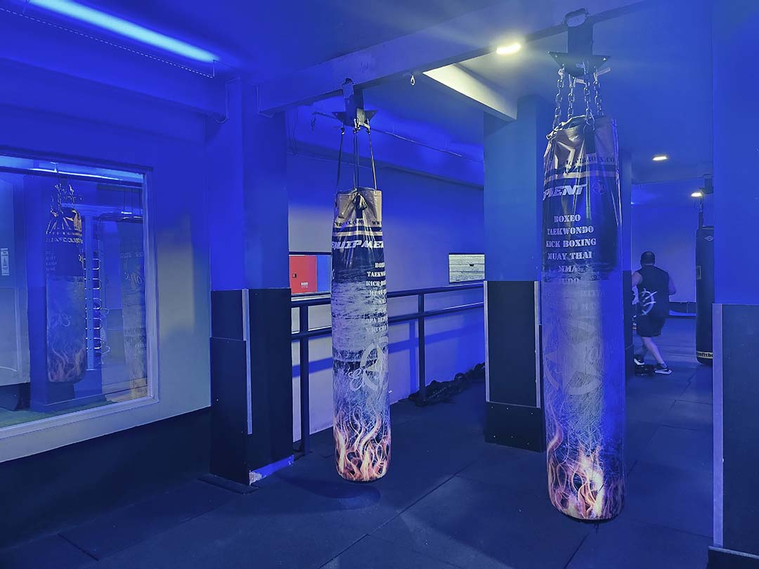 Blue Gym instalaciones Clases Colectivas Artes Marciales Gimnasio de Alcalá de Henares.