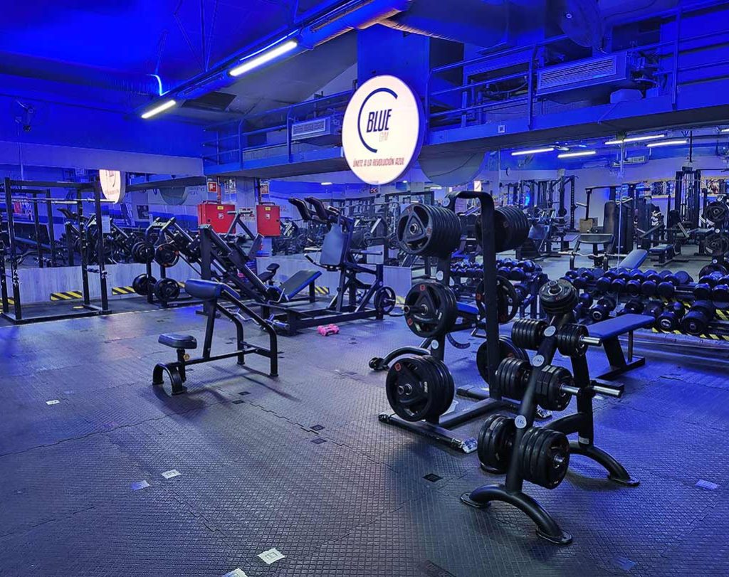 Blue Gym instalaciones Gimnasio de Vallecas